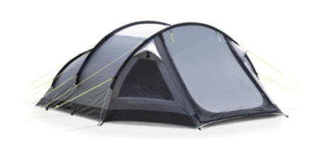  - Kampa Mersea 3 – Tente de camping pour 3 personnes