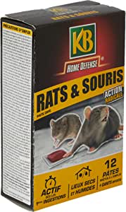 appât pour rats - KG – Appâts pour rats et souris RSOUPAT 120 g