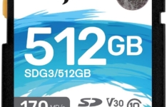 Kingston - Carte 512GB SDXC Canvas Go Plus 170R C10 UHS-I U3 V30