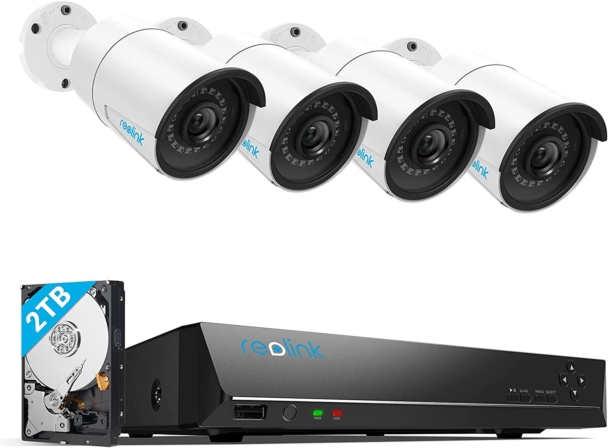 caméra de surveillance rapport qualité/prix - Le kit de vidéosurveillance RLK8-410B4-5MP-A de Reolink