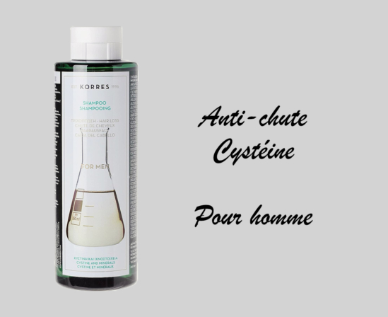 shampoing pour homme - Korres Shampooing Anti-Chute Cystéine