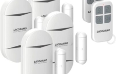 Lacoramo - 4 capteurs portes et fenêtres et 2 télécommandes