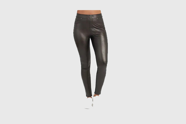 legging en simili cuir - Legging gainant Classic Black – Spanx