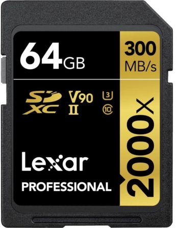 carte SD 64 Go - Lexar Professional 2000x
