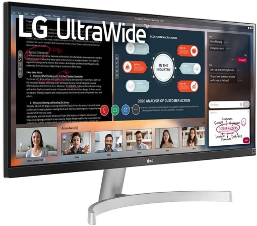 écran PC de 28 à 32 pouces - LG UltraWide 29WN600-W