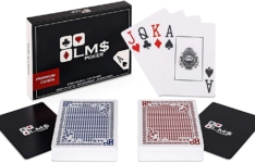 LMS- Cartes de poker en plastique