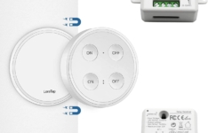 LoraTap - Kit interrupteur sans fil, 1 télécommande + 2 récepteurs