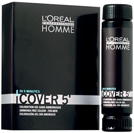 coloration cheveux blancs - L’Oreal homme Cover 5′