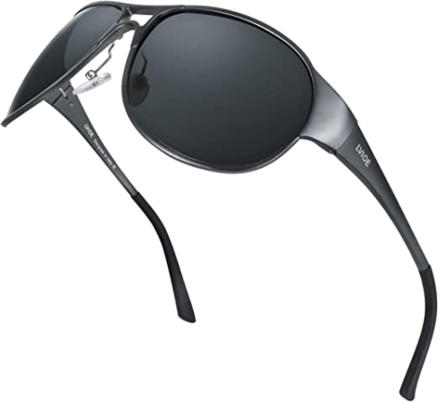 lunettes de soleil pour conduire - LVIOE lunettes de soleil polarisées pour hommes