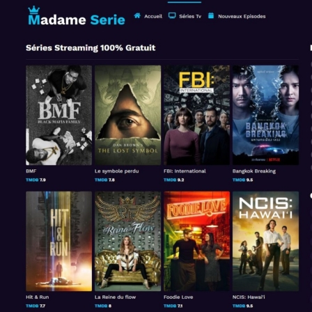 site de streaming gratuit pour regarder des séries - Madame-serie.com