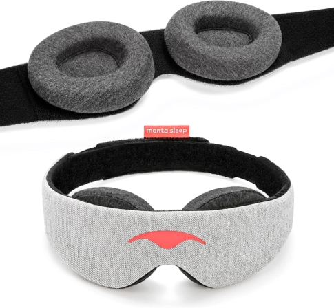 masque de sommeil - Manta Sleep Mask - Masque pour les yeux 100 % Blackout