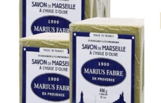 savon - Marius Fabre lot de 3 savons de Marseille