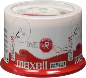  - Maxell 275701 DVD-R – Pack de 50