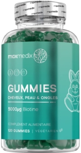 - MaxMedix – Gummies Biotine Sans Gélatine