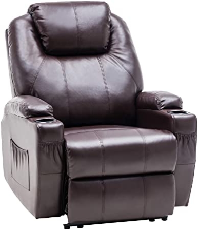 fauteuil massant - M MCombo 7061 Marron