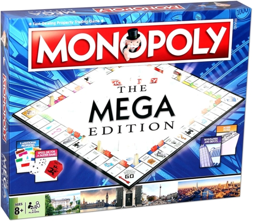 jeu de société en famille - Mega Monopoly Jeu de société