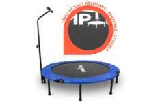 Mini trampoline fitness Jump4fun pliable T-Bar - 122cm