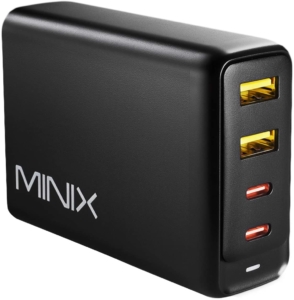  - MINIX Chargeur GaN universel à 4 ports Turbo