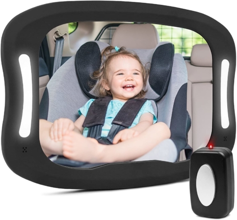 miroir voiture bébé - Miroir de voiture pour bébé Parnerme