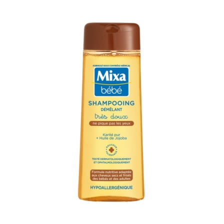 shampoing bébé - Mixa - Shampoing démêlant très doux