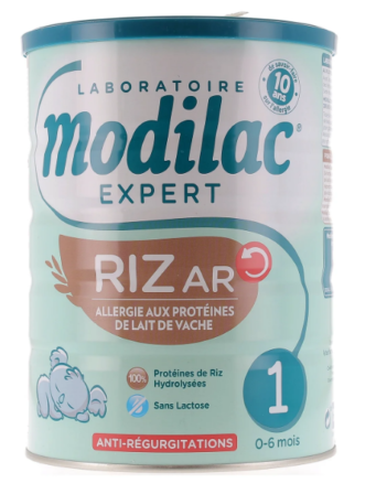 lait en poudre pour bébé - Modilac Expert Riz AR 1er âge