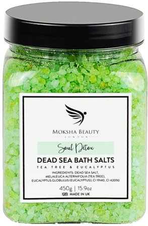 sel de bain - Moksha Beauty - Sel de bain de la mer Morte pour les pieds