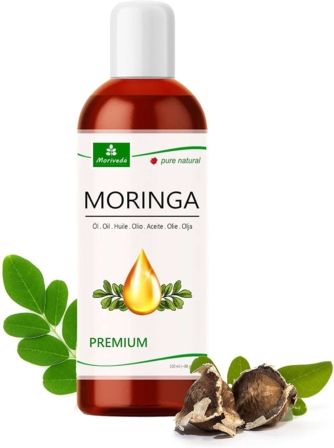huile pour cheveux secs et abîmés - MoriVeda Moringa Oil Premium