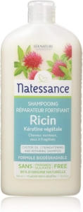  - Natessance Capillaire Shampooing à l'huile de Ricin et Kératine Végétale