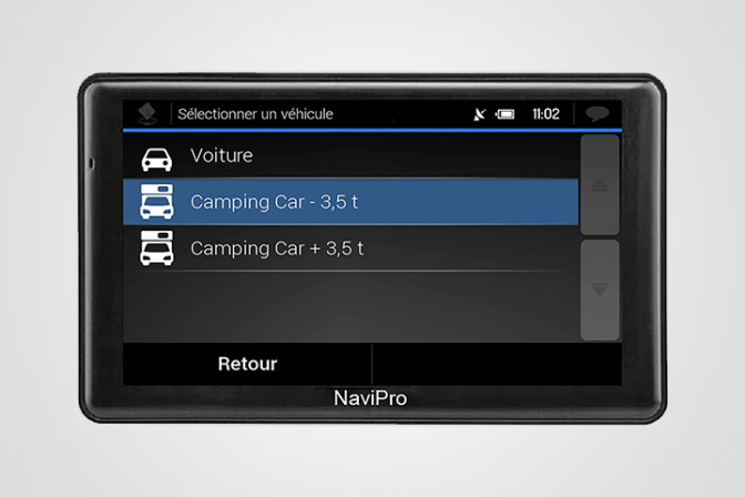 GPS camping-car - NaviPro Europe à vie