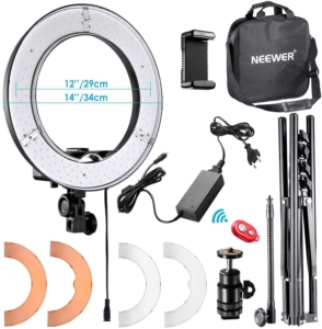  - Neewer Kit LED Ring light avec pied