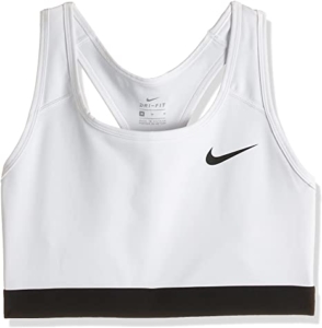  - Nike – Brassière de sport Med band blanc