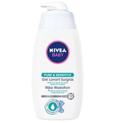 gel douche pour bébé - Nivea Baby Pure & Sensitive