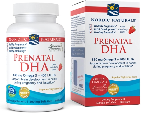 Nordic Naturals 500 mg Dha Prénatale