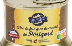 foie gras - NOS REGIONS ONT DU TALENT - Bloc de foie gras canard I.G.P. Sud-Ouest (130 g)