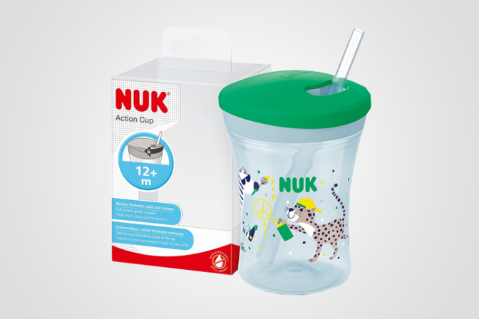 tasse à paille pour bébé - Nuk Action Cup – tasse à paille pour enfant