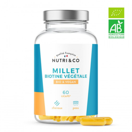 complément biotine - Nutri&Co - Millet Biotine Végétale