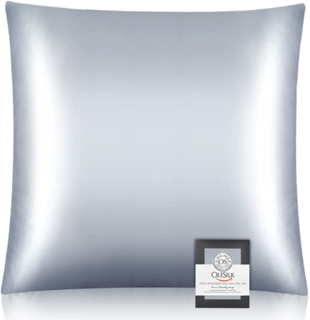 Acheter une Taie d'Oreiller en Soie Bleu Nuit, Emily's Pillow