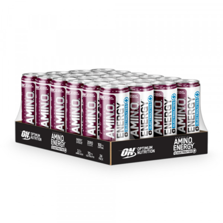 boisson électrolytes - Optimum nutrition - Pack cannettes Amino Energy + Electrolytes
