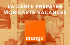  - Orange – Carte prépayée Mobicarte Vacances