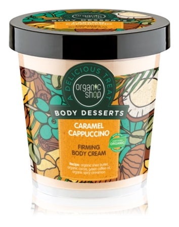crème raffermissante pour le corps - Organic Shop Body Desserts Caramel Cappuccino