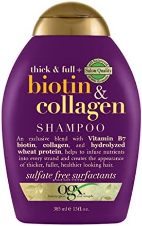 shampoing hydratant - Organix Biotin et Collagen