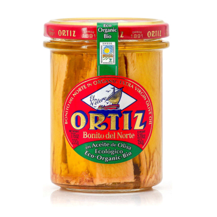 thon en boîte - Ortiz - Thon blanc Germon à l'huile d'olive bio