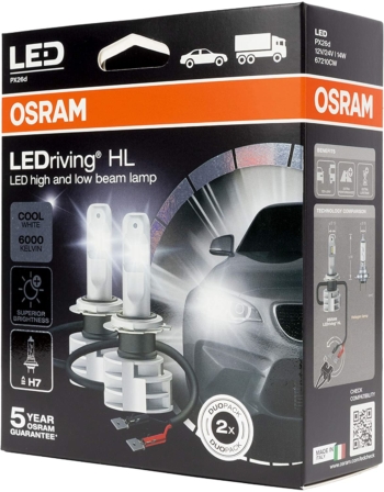 ampoule H7 LED - OSRAM LEDriving HL