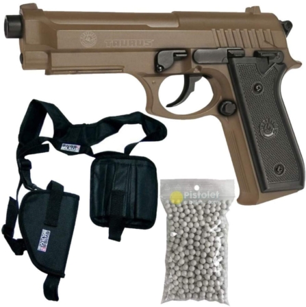 pistolet à billes - Pack Taurus PT92 Métal CO2