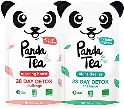 thé pour maigrir - Panda Tea – Challenge 28 jours morning boost et night cleanse