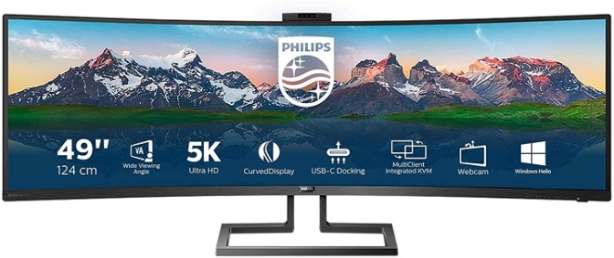TV incurvée - Philips 499P9H