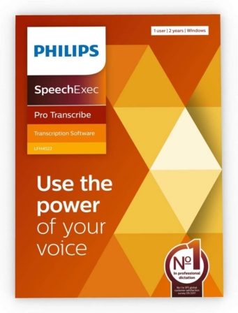 logiciel de reconnaissance vocale - Philips LFH4522/00 SpeechExec Pro