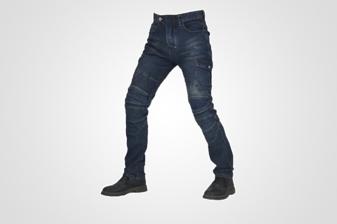 Les jeans moto à protection amovible