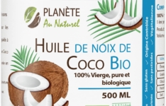 huile pour cheveux secs et abîmés - Planète Au Naturel – Huile de Noix de Coco Bio