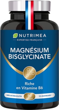 magnésium - Plastimea Magnésium Bisglycinate - 90 gélules